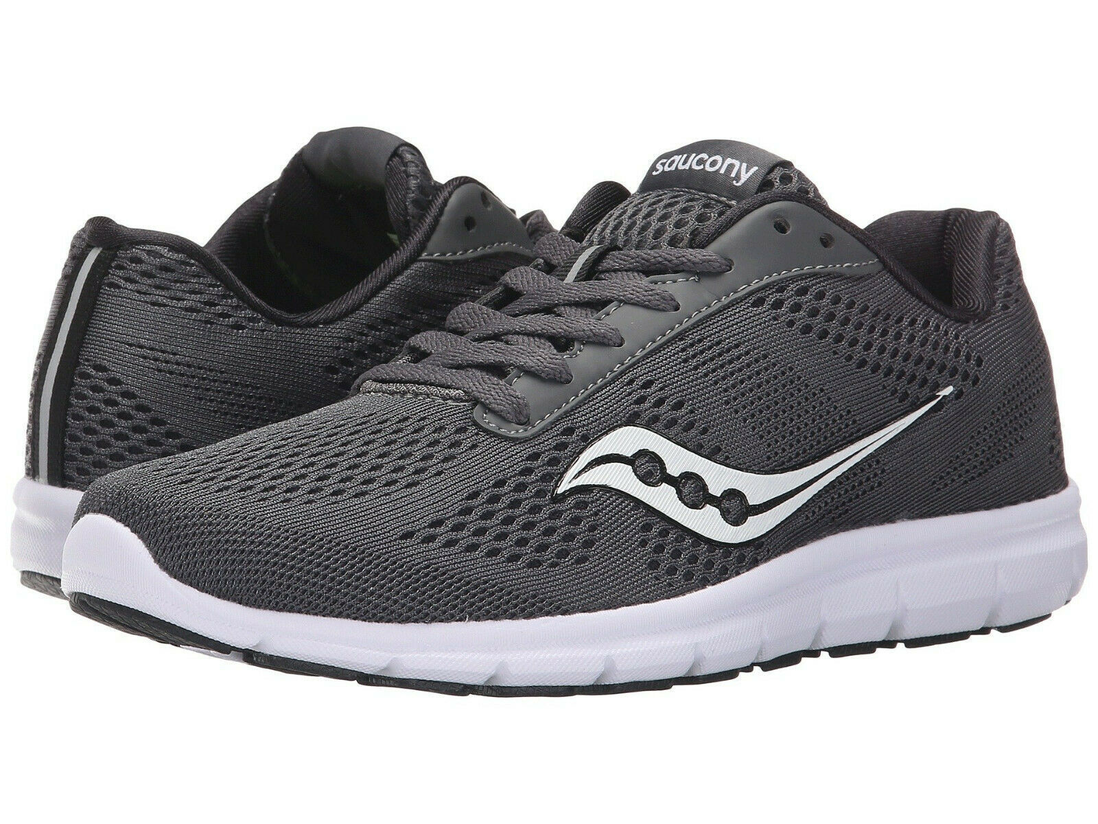 Saucony Women\'s Grid Ideal Running Shoes,S15269-1, Gray\\White, Size US 6