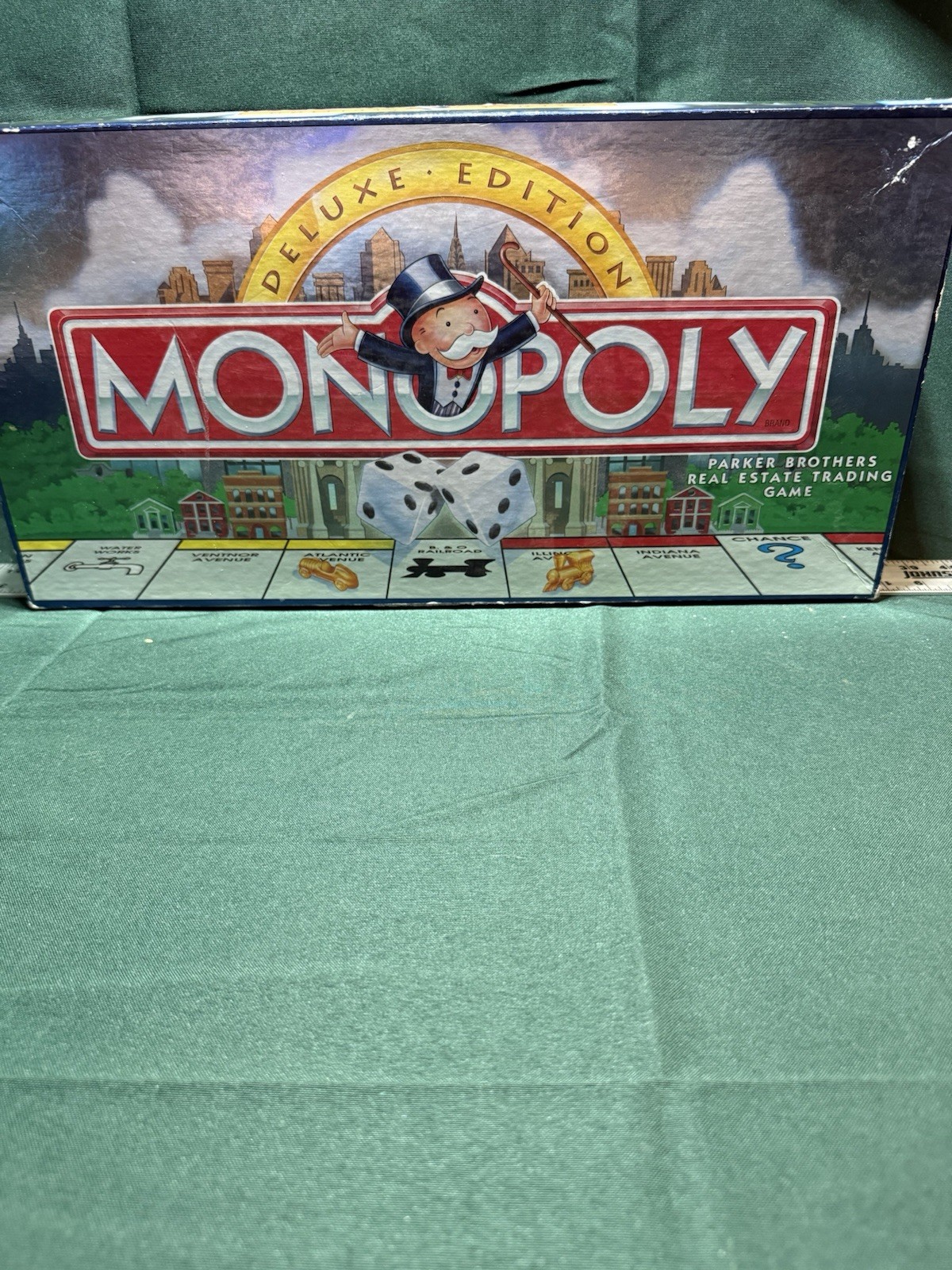 Vintage 1995 Parker Brothers Monopoly Board Game Deluxe Edition