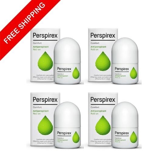 4 Pack Perspirex Antiperspirant Comfort 20mL - 0.67oz USA Seller