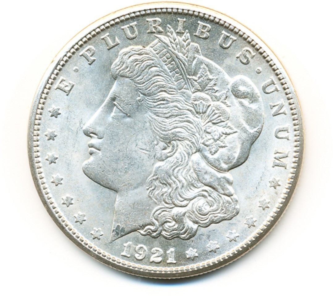 US Coin 1921 S BU good details. nice clear fields. pood perimiter..C30051 US Coin 1921 S BU good details. nice clear fields. pood perimiter..C30051