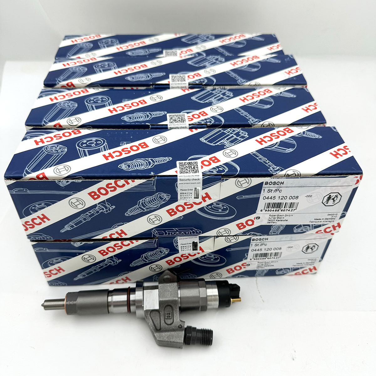 8X Bosch 6.6L Duramax LB7 Fuel Injectors 0445120008 2001 2002 2003 2004 GM HD