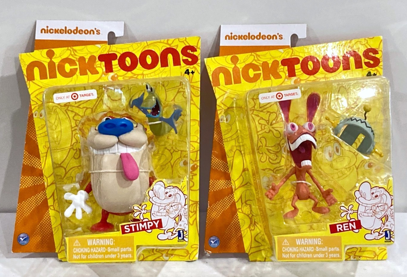 Nickelodeon's Ren & Stimpy Action Figure Set Jazwares 2012 New Target Exclusive