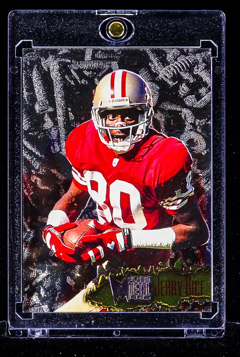 Jerry Rice RARE SILVER METAL FOIL CARD San Francisco 49ers HOF