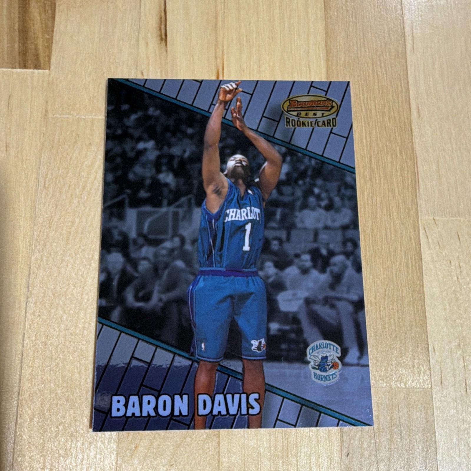 Topps 1999-00 Bowman\'s Best Baron Davis Rookie Hornets Card #103 NBA Topps 1999-00 Bowman\'s Best Baron Davis Rookie Hornets Card #103 NBA