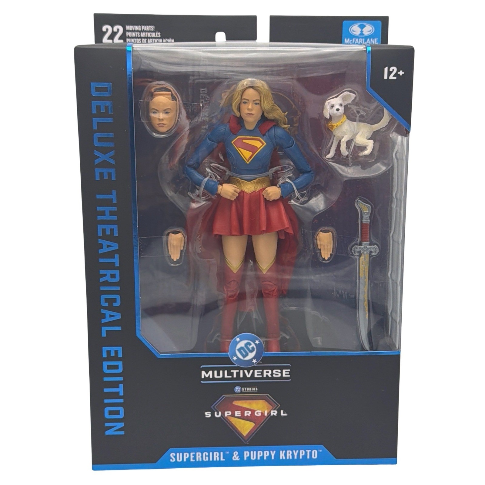 McFarlane Action Figure New Supergirl & Puppy Krypto DC Multiverse Deluxe McFarlane Action Figure New Supergirl & Puppy Krypto DC Multiverse Deluxe