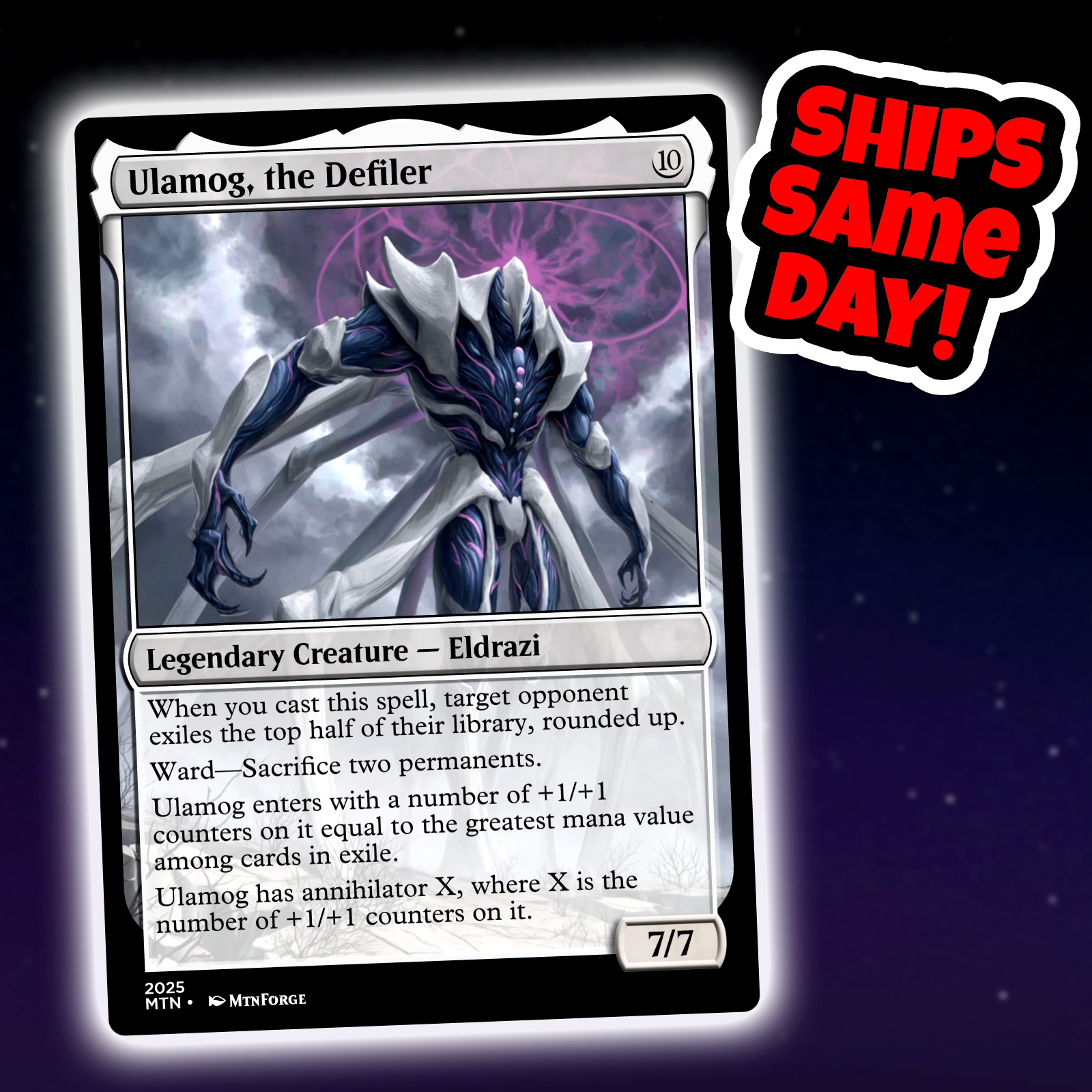 Ulamog The Defiler - Custom Art Magic: The Gathering Playtest Card