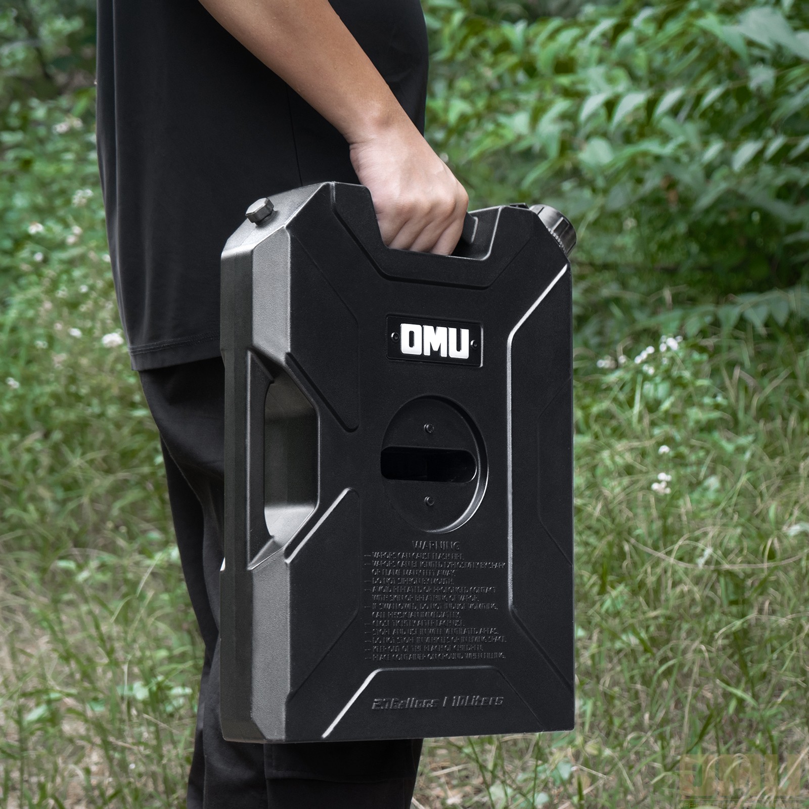 OMU 10L Fuel Can Gas Oil Tank Backup Container for Jeep Jeep Wrangler JK JL JT