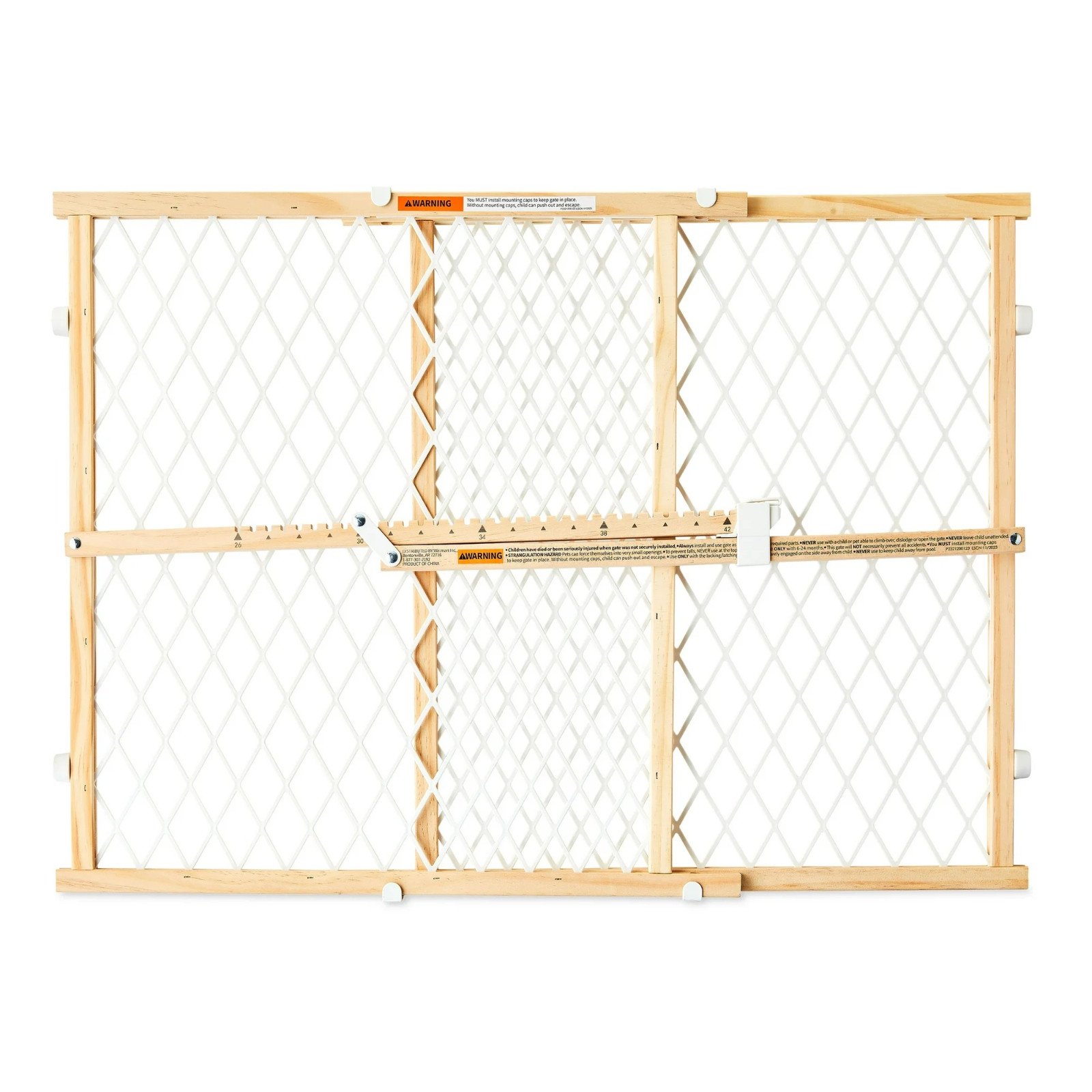 Parents Choice Baby Wooden Safety Doorway Gate for Aged 6 to 24 Months