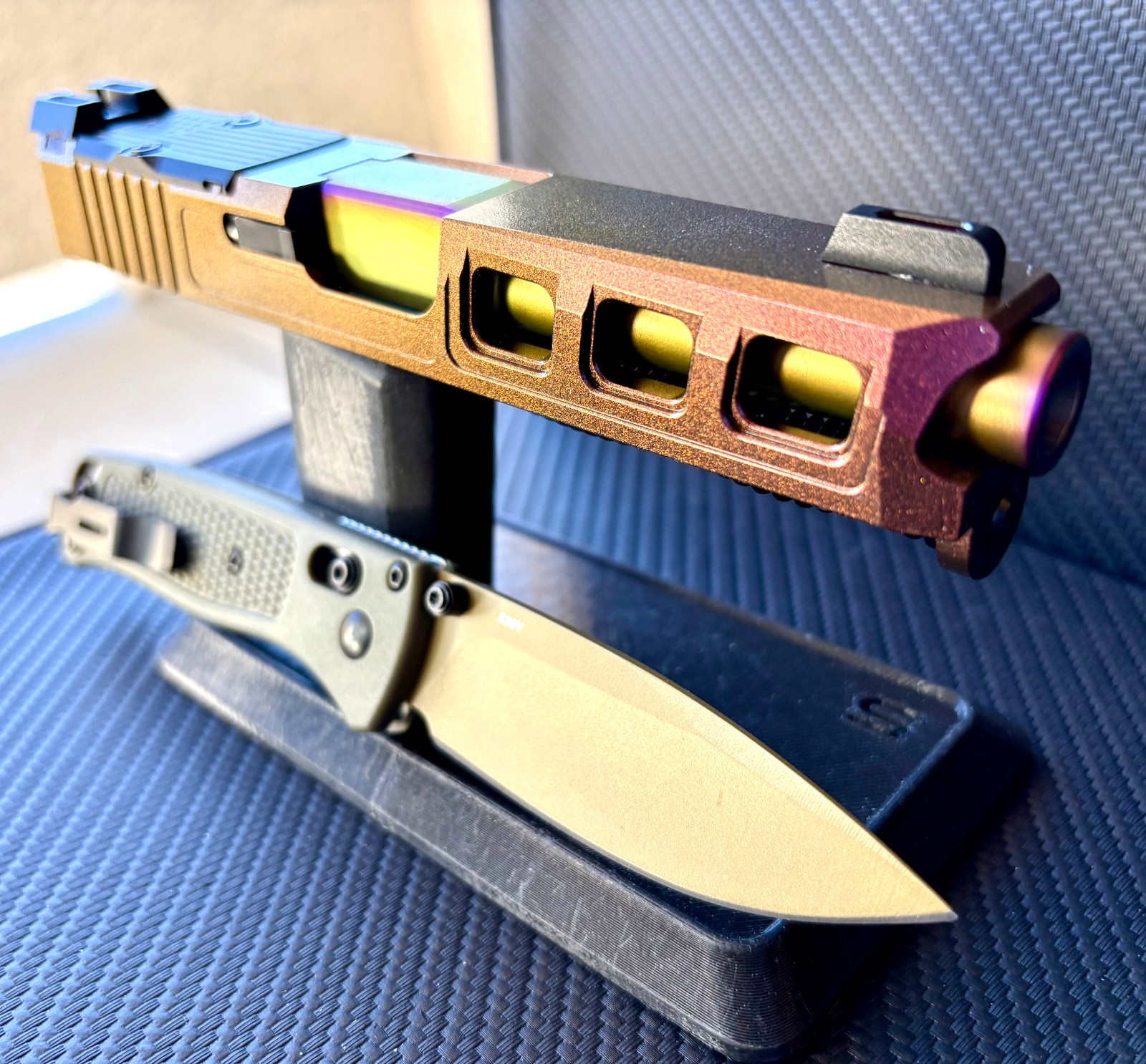 Custom GunCandy Slide For Glock 19 Gen 3 Complete G19 Upper RMR Cut +FREE KNIFE