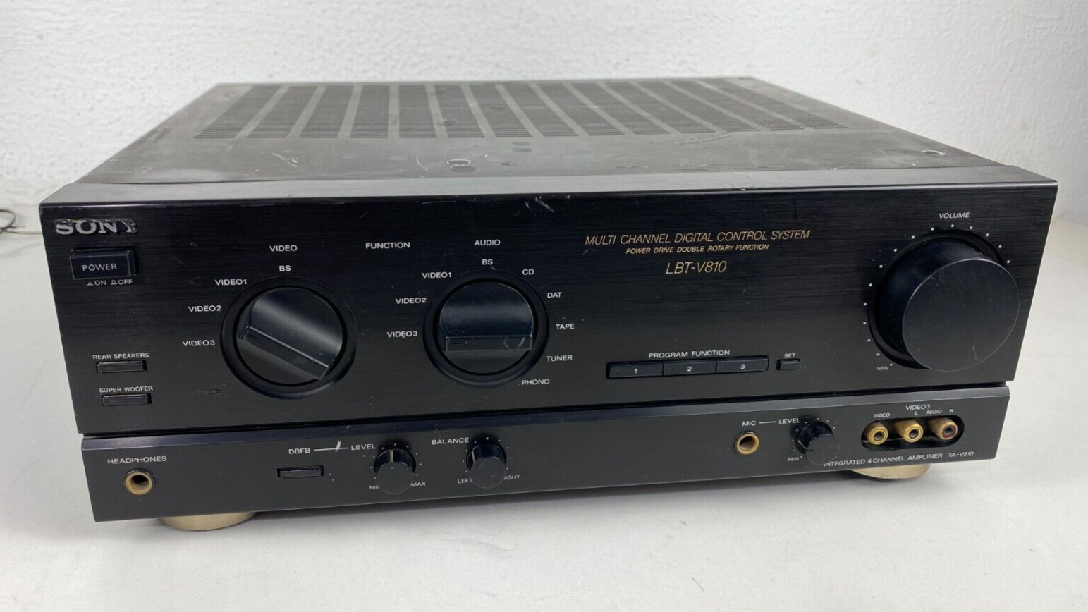 Vintage Rare Sony TA-V810 Integrated 4 Channel Amplifier 130W LBT-V810