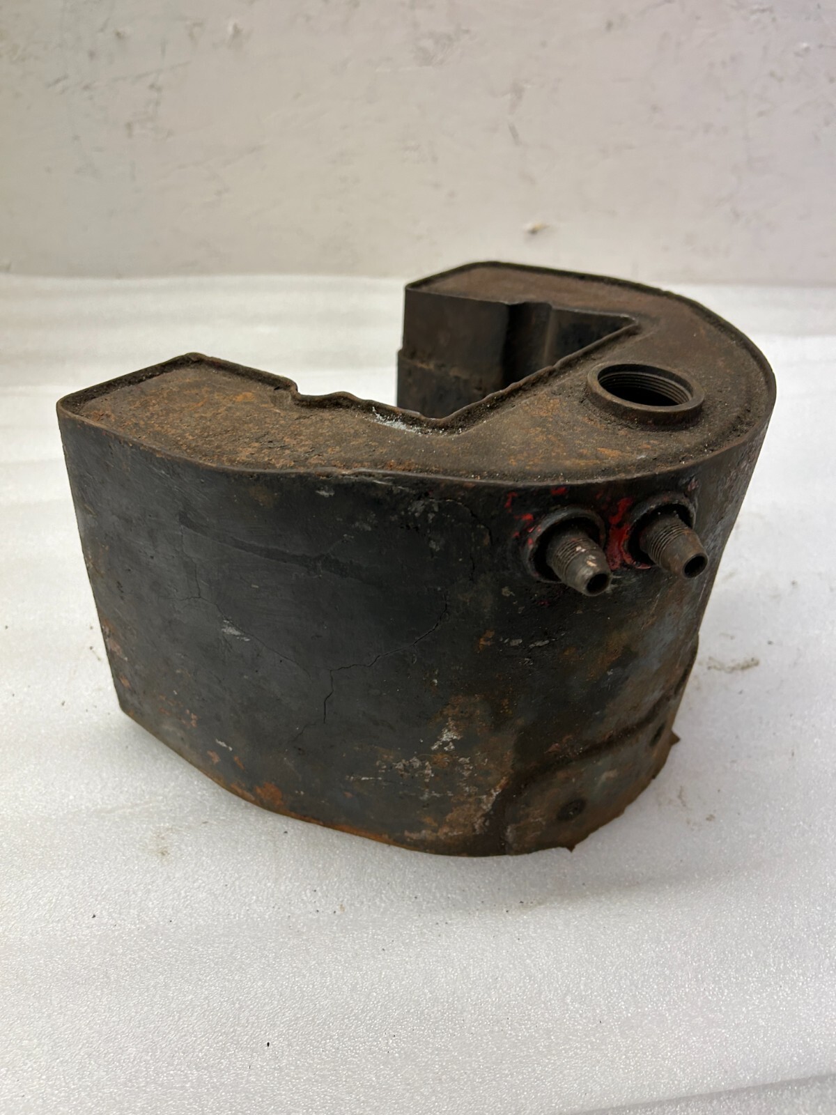Genuine HD Horseshoe Oil Tank Panhead Knucklehead Engine     loc47