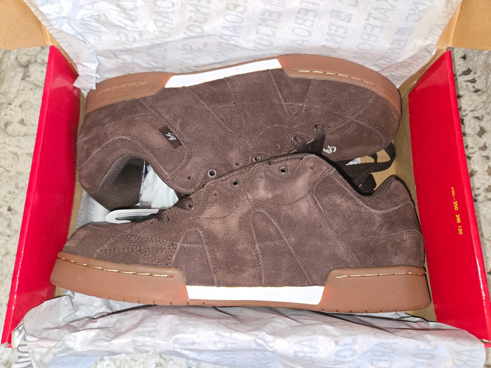 éS Footwear eS Eric Koston EK01 Sz 13 Brown NEW IN BOX