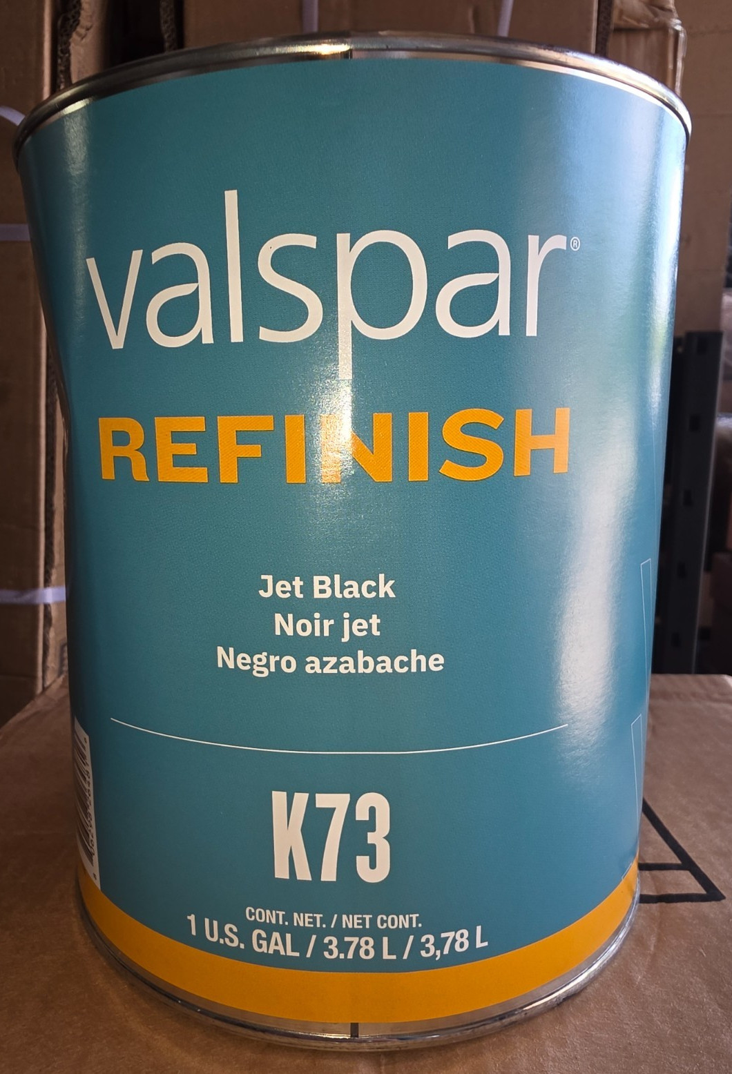 Valspar K73 Jet Black REFINISH - 1 Gallon