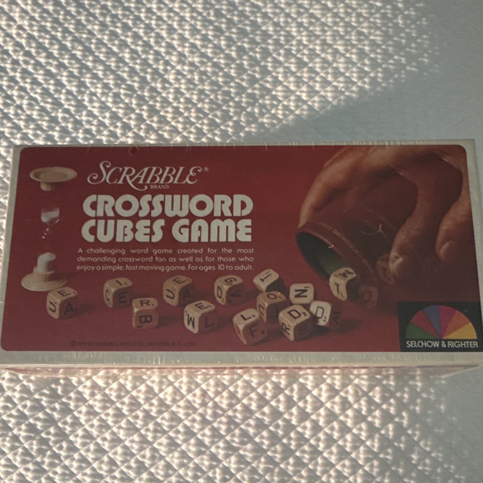 Vintage 1968 Scrabble Crossword Cubes Game