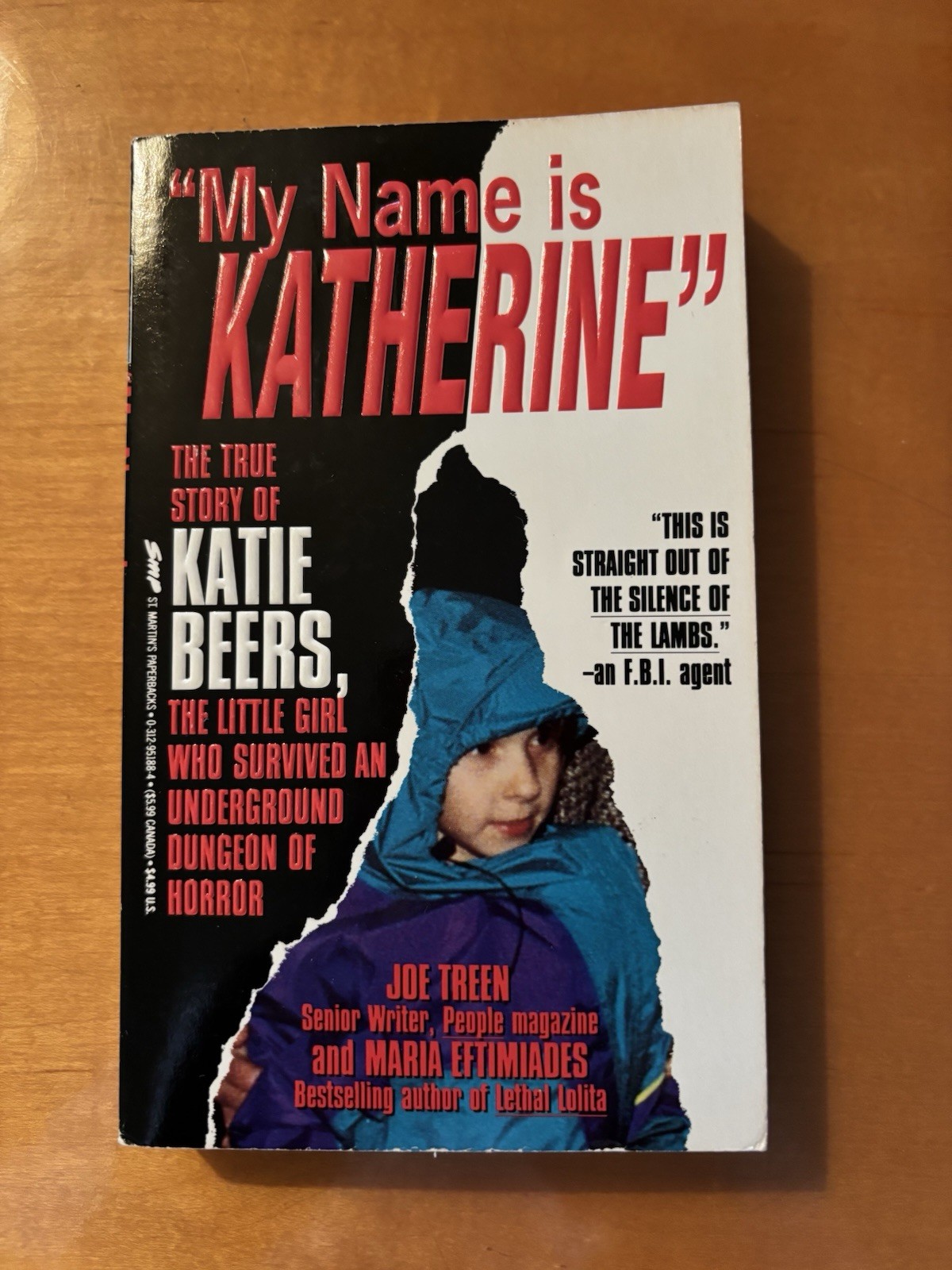 VINTAGE My Name Is Katherine 1st Printing 1993 Paperback St Martin's VERY GOOD