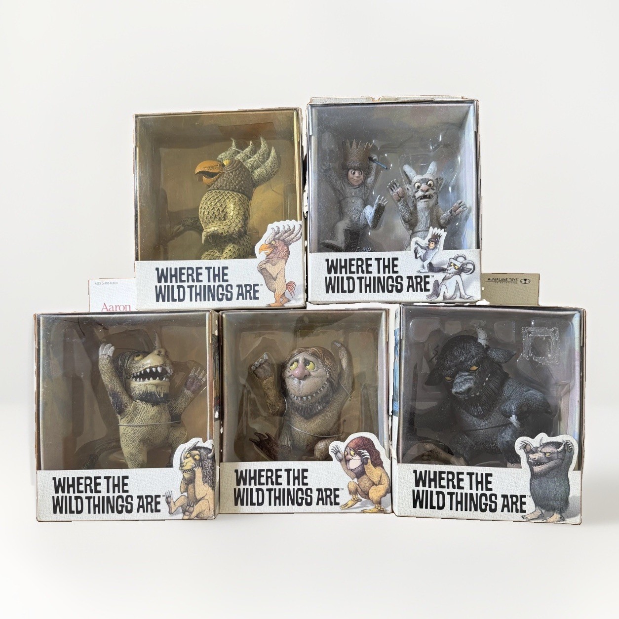 McFarlane Toys Where the Wild Things Are Action Figures 2000 Full Set - NIB