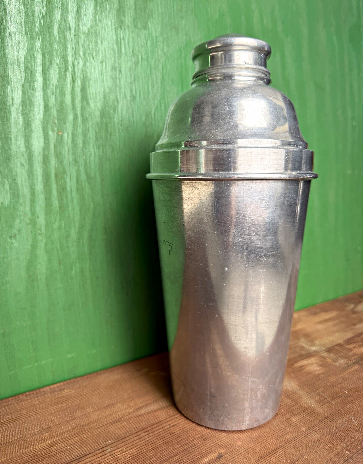 Paramount 64 oz Jumbo Hotel Cocktail Shaker Pure Aluminum E.A. Co. USA 1930s-40s