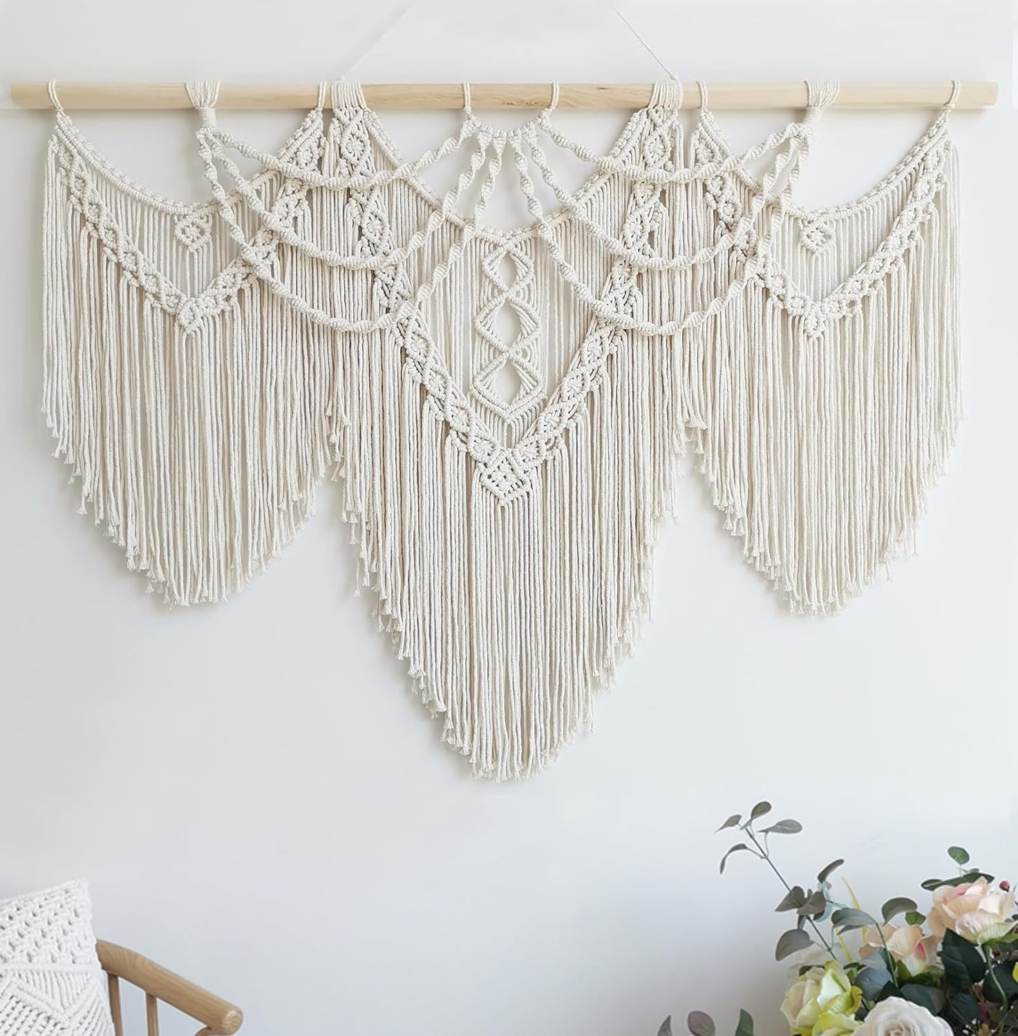Achart Macrame Wall Hanging Large- Boho 43\ Achart Macrame Wall Hanging Large- Boho 43\