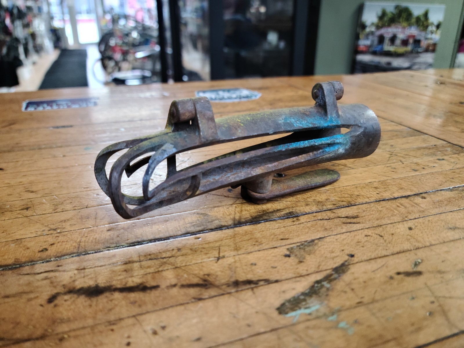 SCHWINN FACTORY Production Jig Stencil Mask Paint Marker Rare Piece  Prewar
