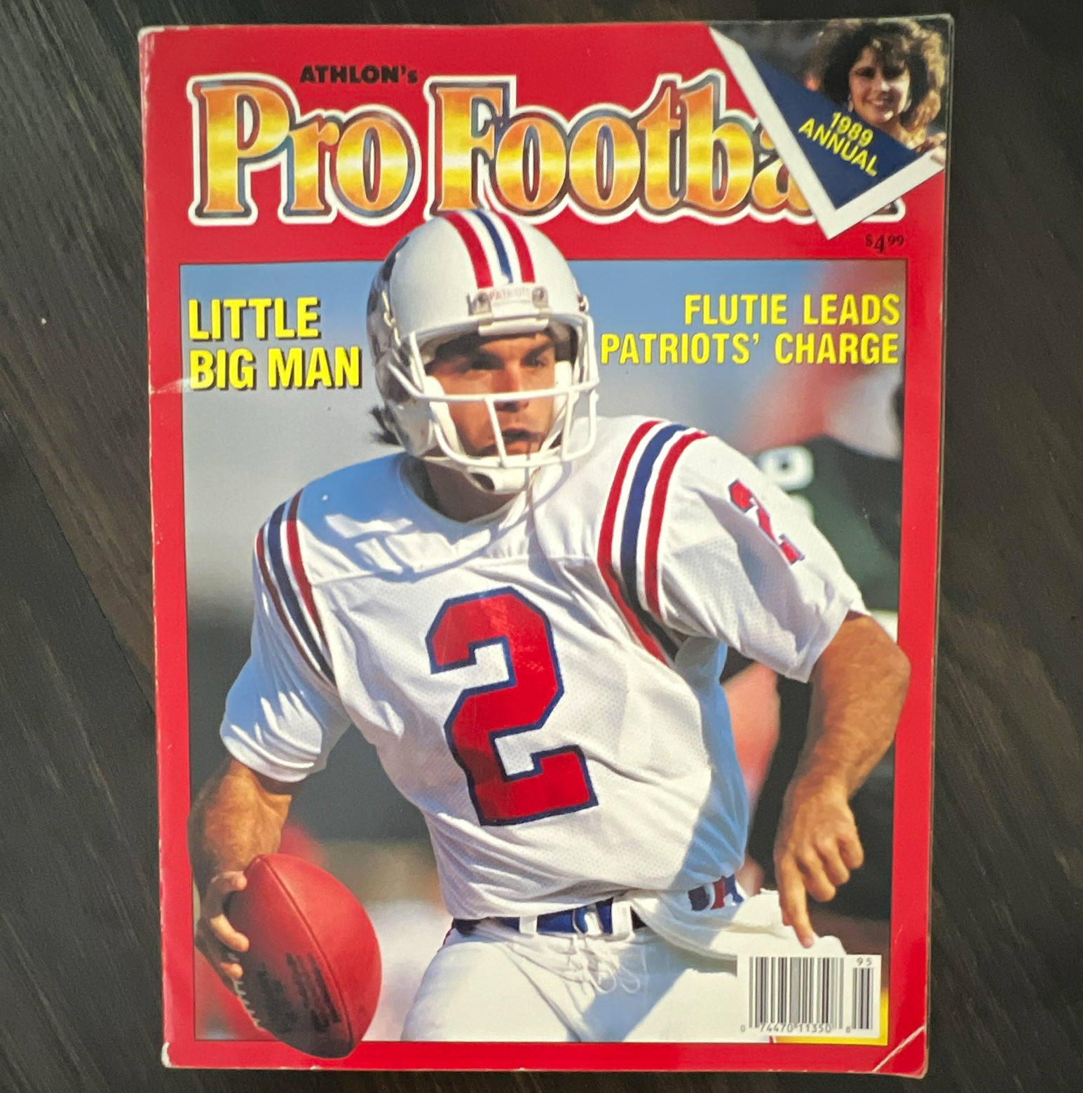 Athlon\'s Pro Football 1989 Annual Sports Magazine Vol 8 Doug Flutie