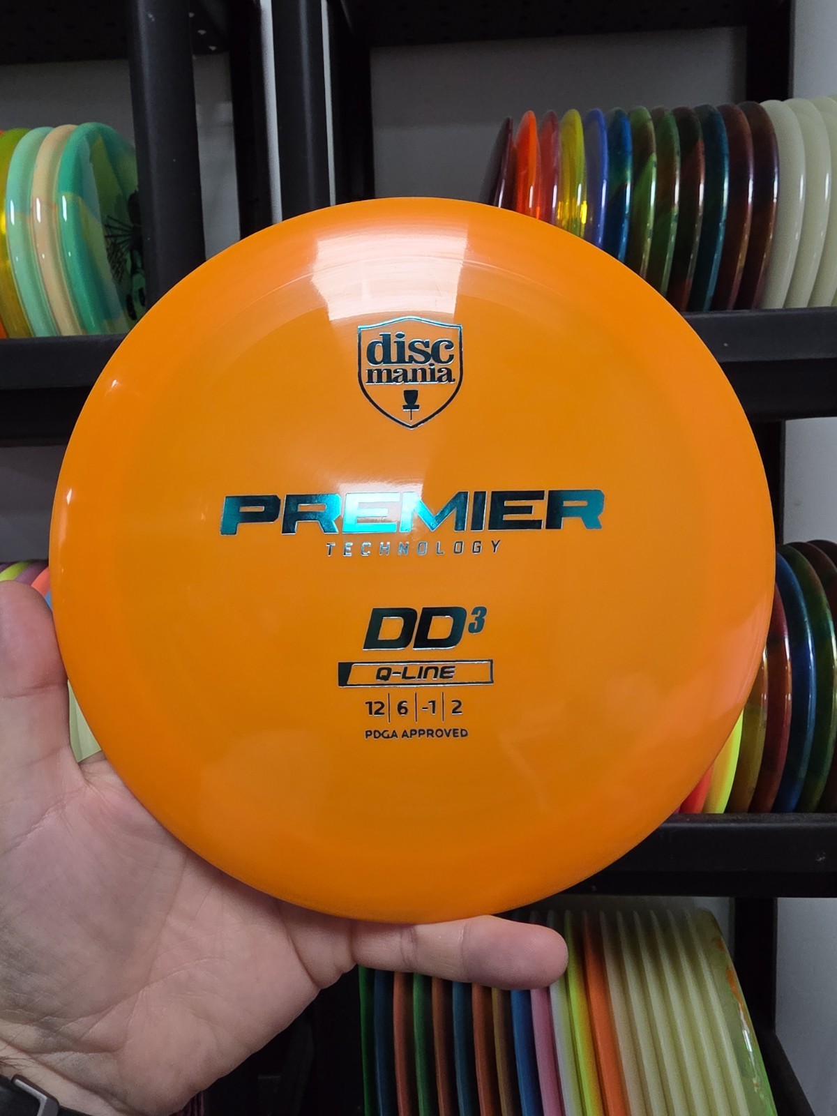 Discmania Discs Q-Line DD3 Orange 167g Distance Driver Disc Golf Premier Line