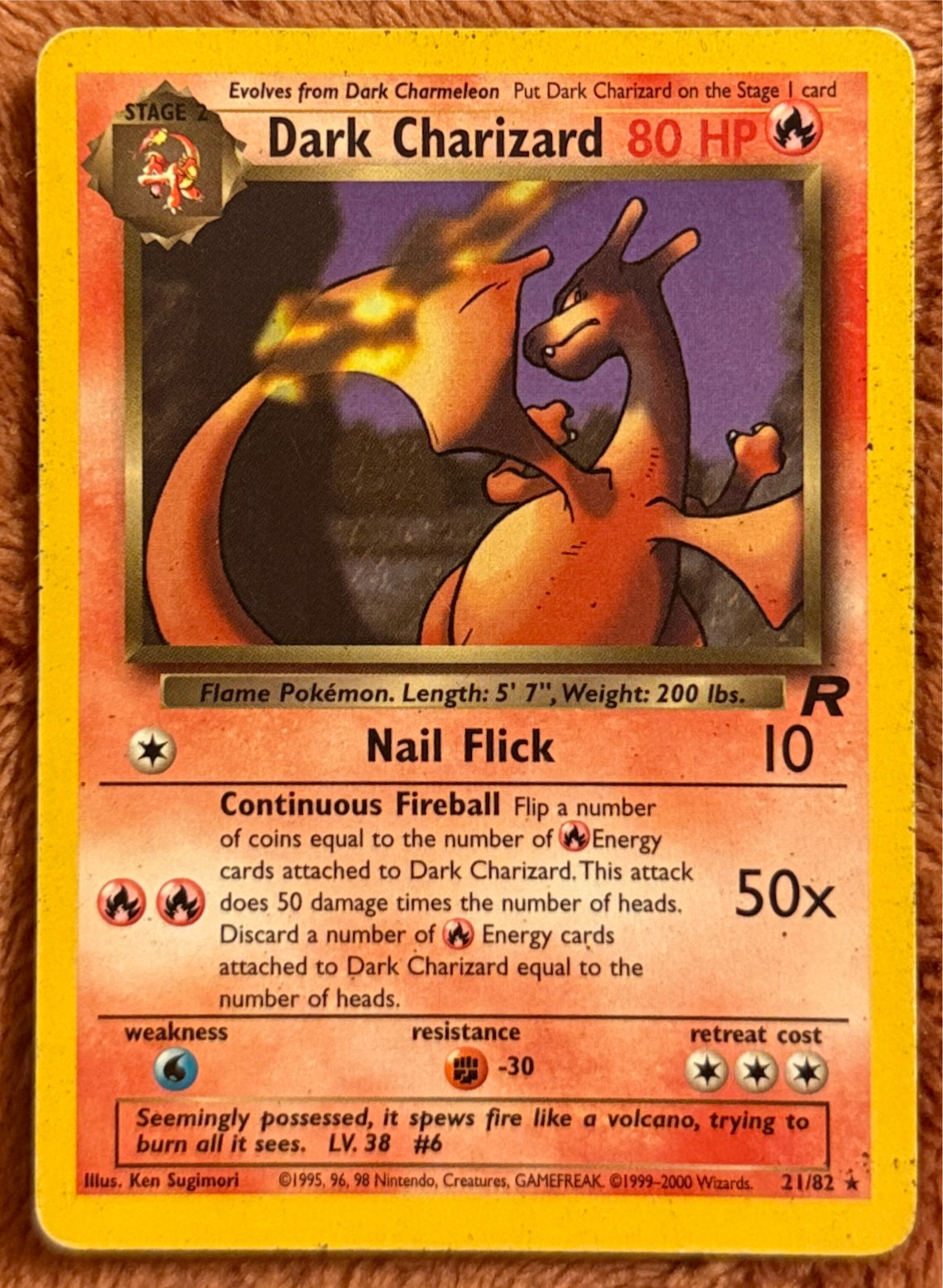 Dark Charizard 21/82 Team Rocket Regular Dark Charizard 21/82 Team Rocket Regular