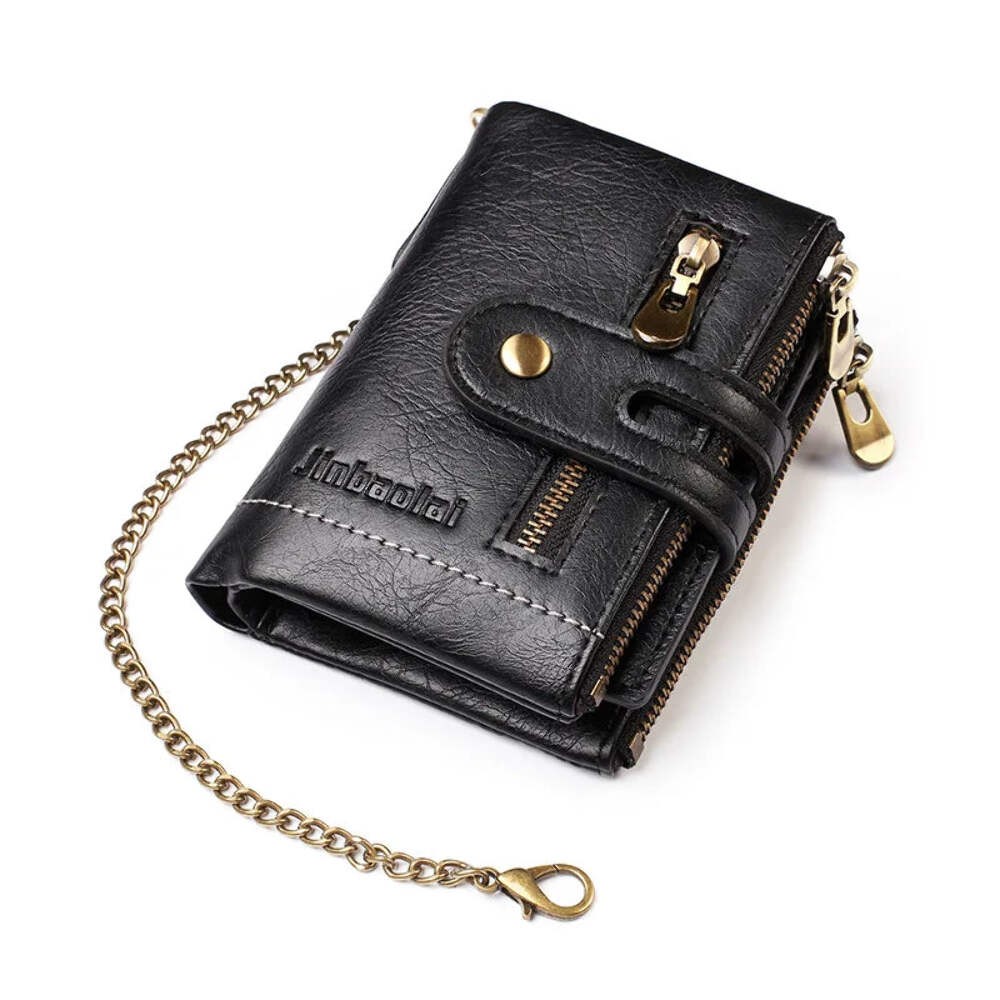 Nuevas carteras para hombre, tarjetero corto de cuero PU,...