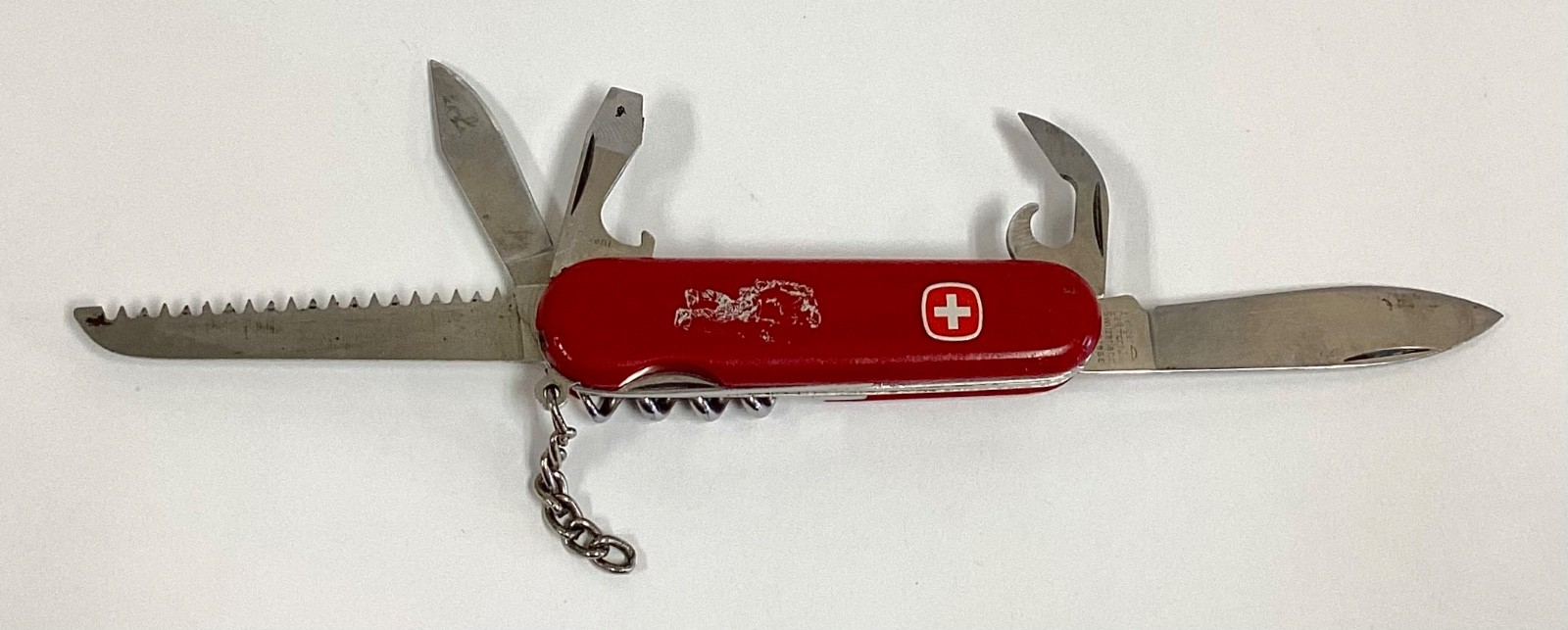 Vintage WENGER Delémont Switzerland Alpine Hiker 5-Blade Swiss Army Knife