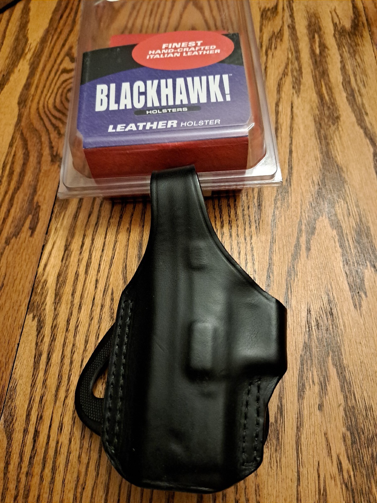 #1 Blackhawk LH Leather Paddle Holster For Springfield XD ccw concealed carry