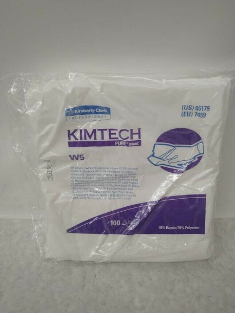 Kimtech Pure W5 Dry Wipers, White 9\