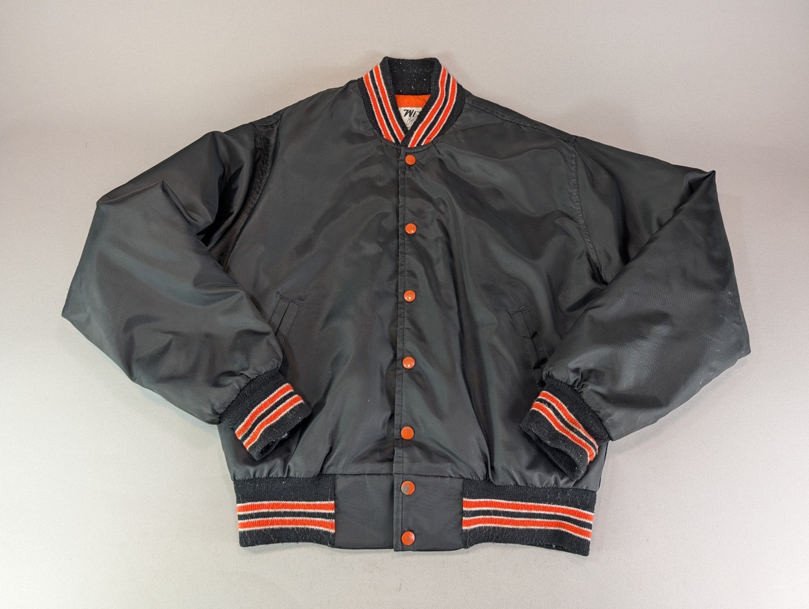 Vintage 80s Cincinnati Bengals NFL Satin Bomber Jacket Size Medium Black Orange Vintage 80s Cincinnati Bengals NFL Satin Bomber Jacket Size Medium Black Orange