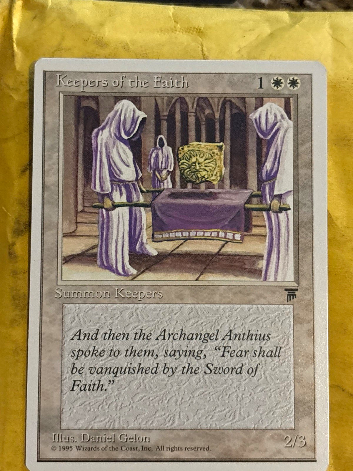 5 vintage Magic the Gathering cards - all dated 1995. Mint condition