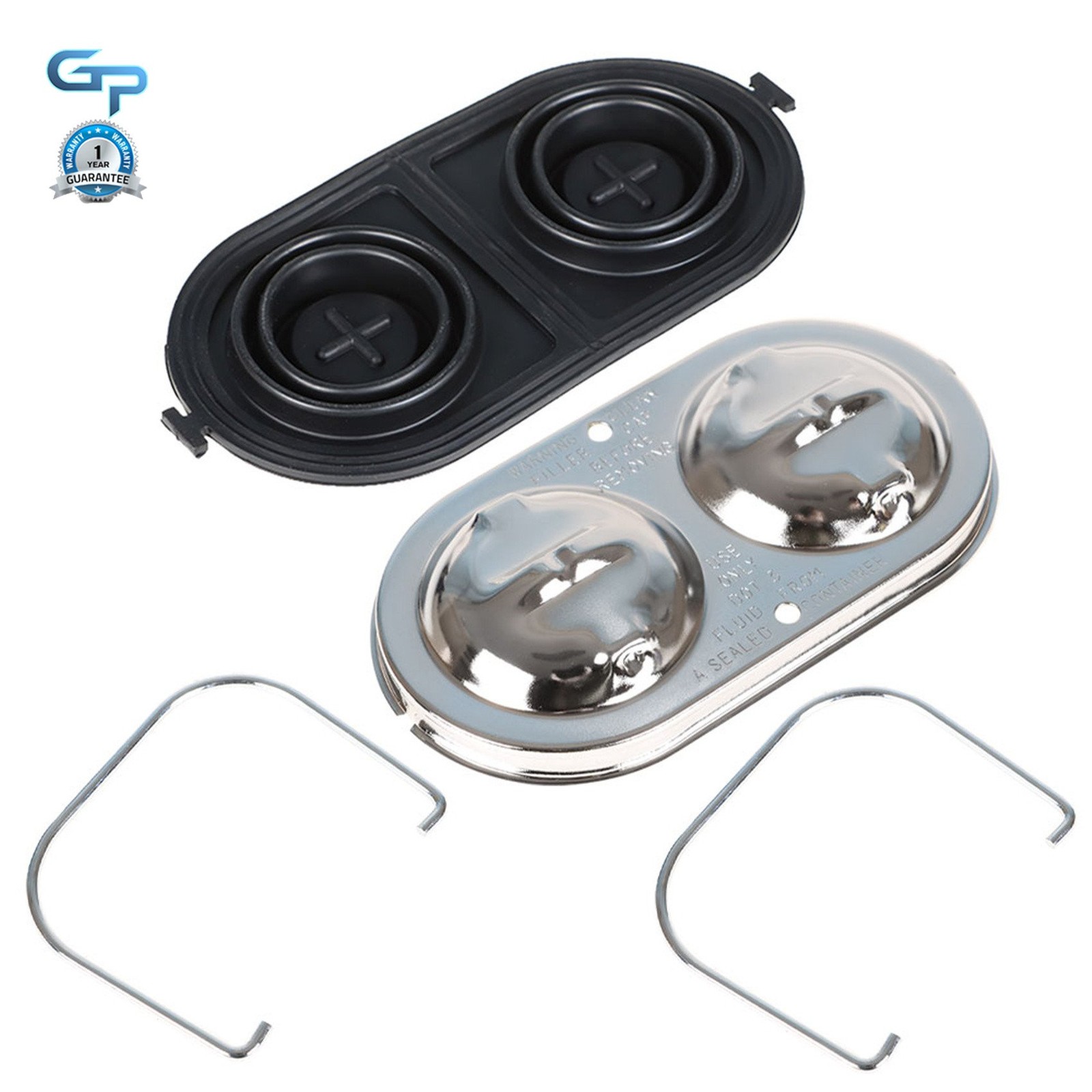 Chrome Brake Master Cylinder Cover Gasket for Corvette 1967-1982