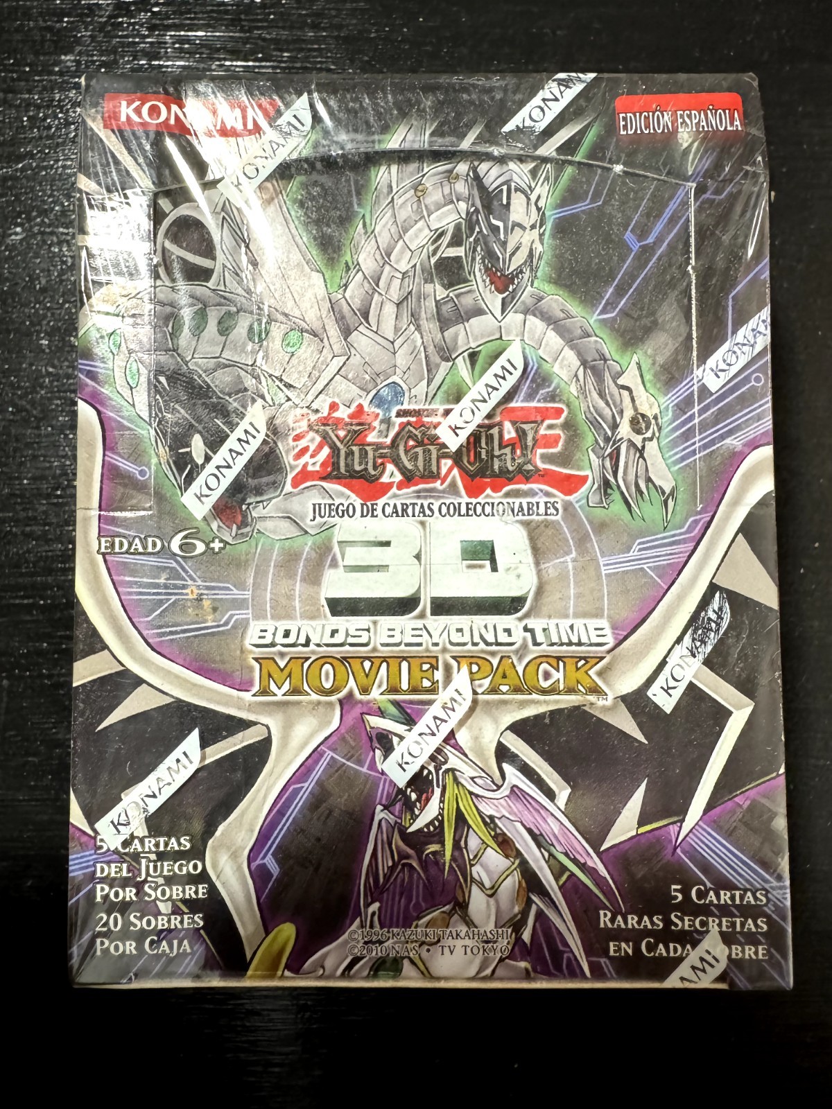 Konami Yu-Gi-Oh 3D Bonds Beyond Time Movie Booster Box - 20 Packs - SPANISH Konami Yu-Gi-Oh 3D Bonds Beyond Time Movie Booster Box - 20 Packs - SPANISH