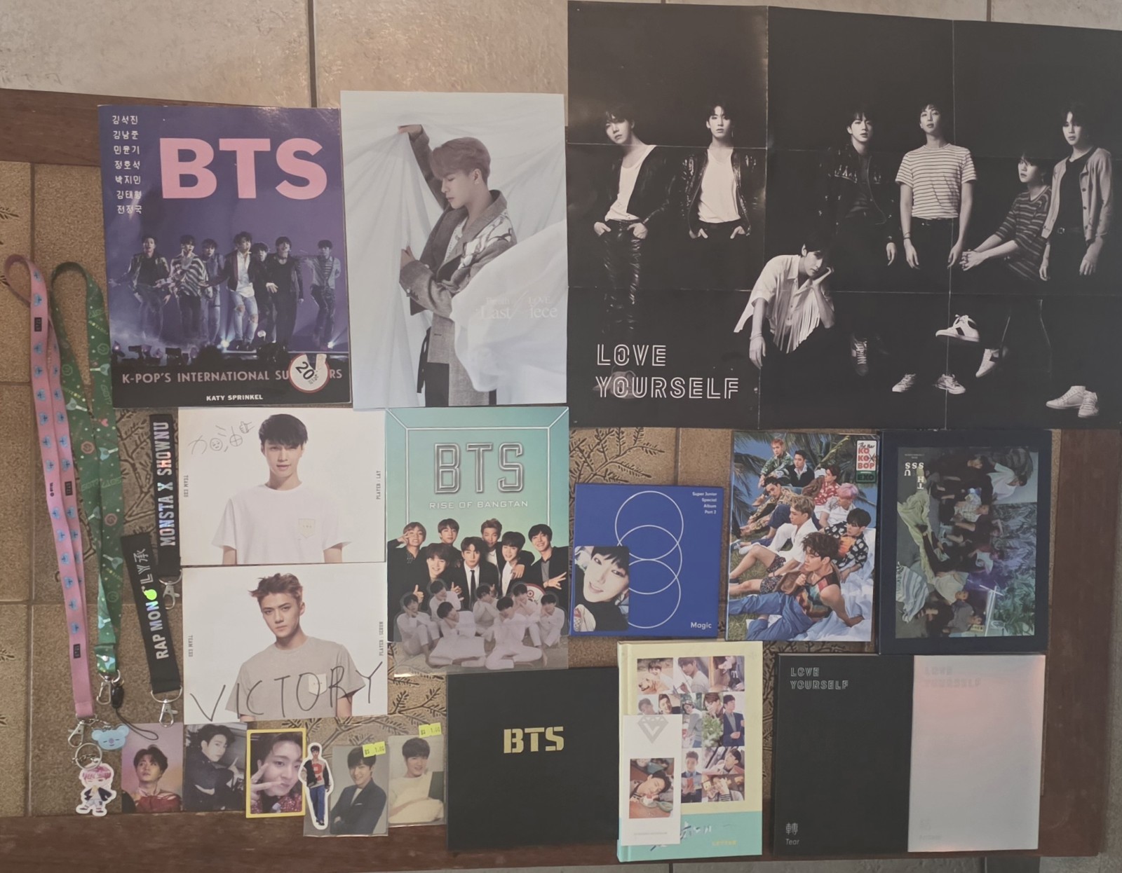 LARGE K POP LOT Amazing K POP LOT BTS, EXO, SVT, Super Junior, Albums, RARE SET