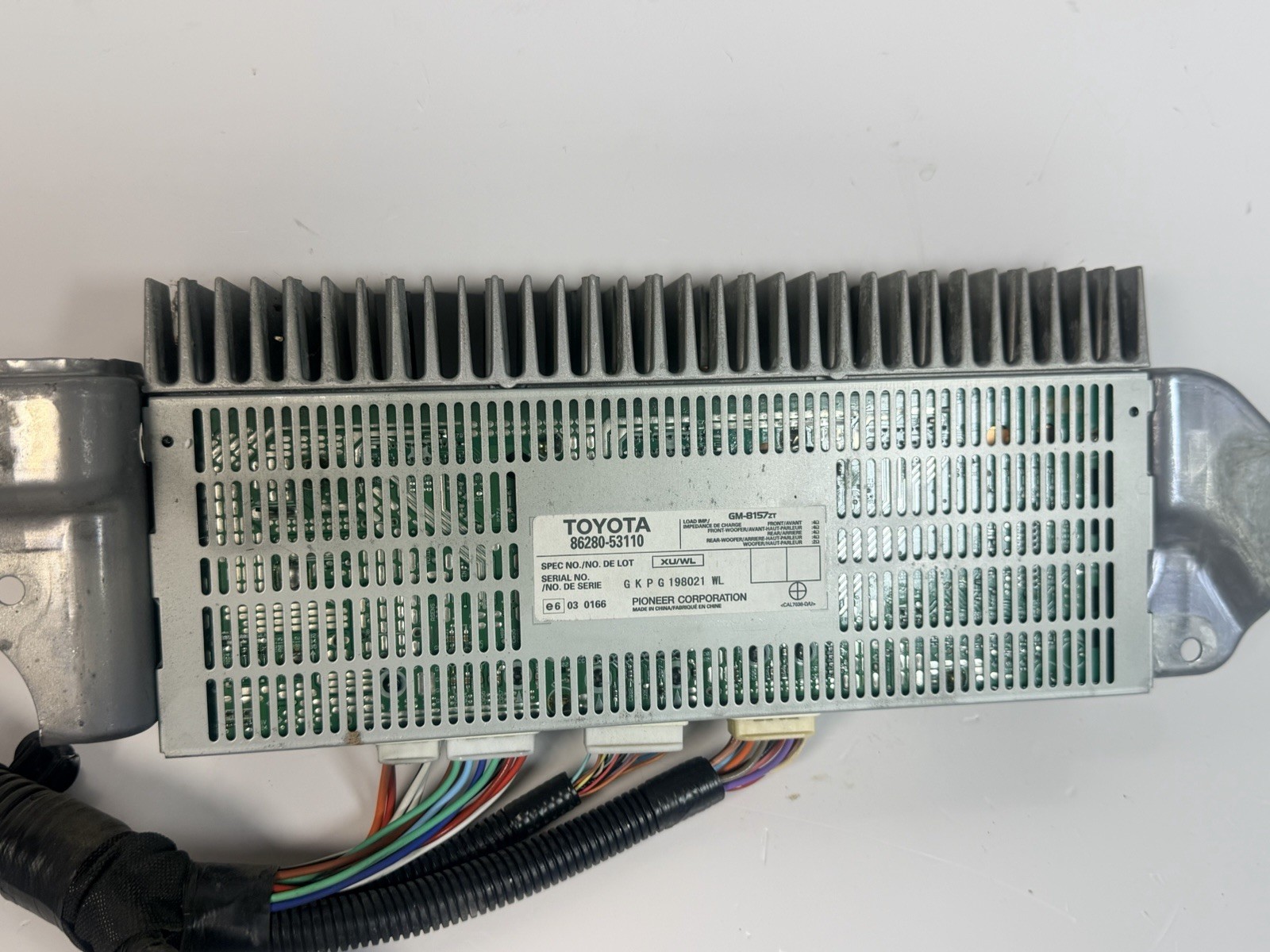 2007-2009 Lexus IS250 IS350 Pioneer Amplifier Factory 86280-53110 Oem Used 2007-2009 Lexus IS250 IS350 Pioneer Amplifier Factory 86280-53110 Oem Used