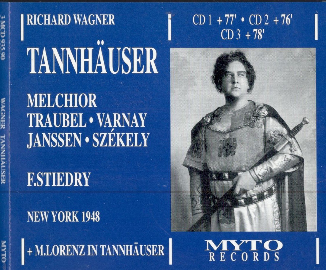 RICHARD WAGNER - TANNHAUSER - MYTO CDS