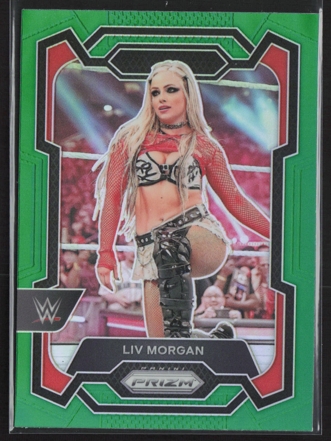 2024 Panini Prizm WWE #177 Liv Morgan Green Prizm 2024 Panini Prizm WWE #177 Liv Morgan Green Prizm