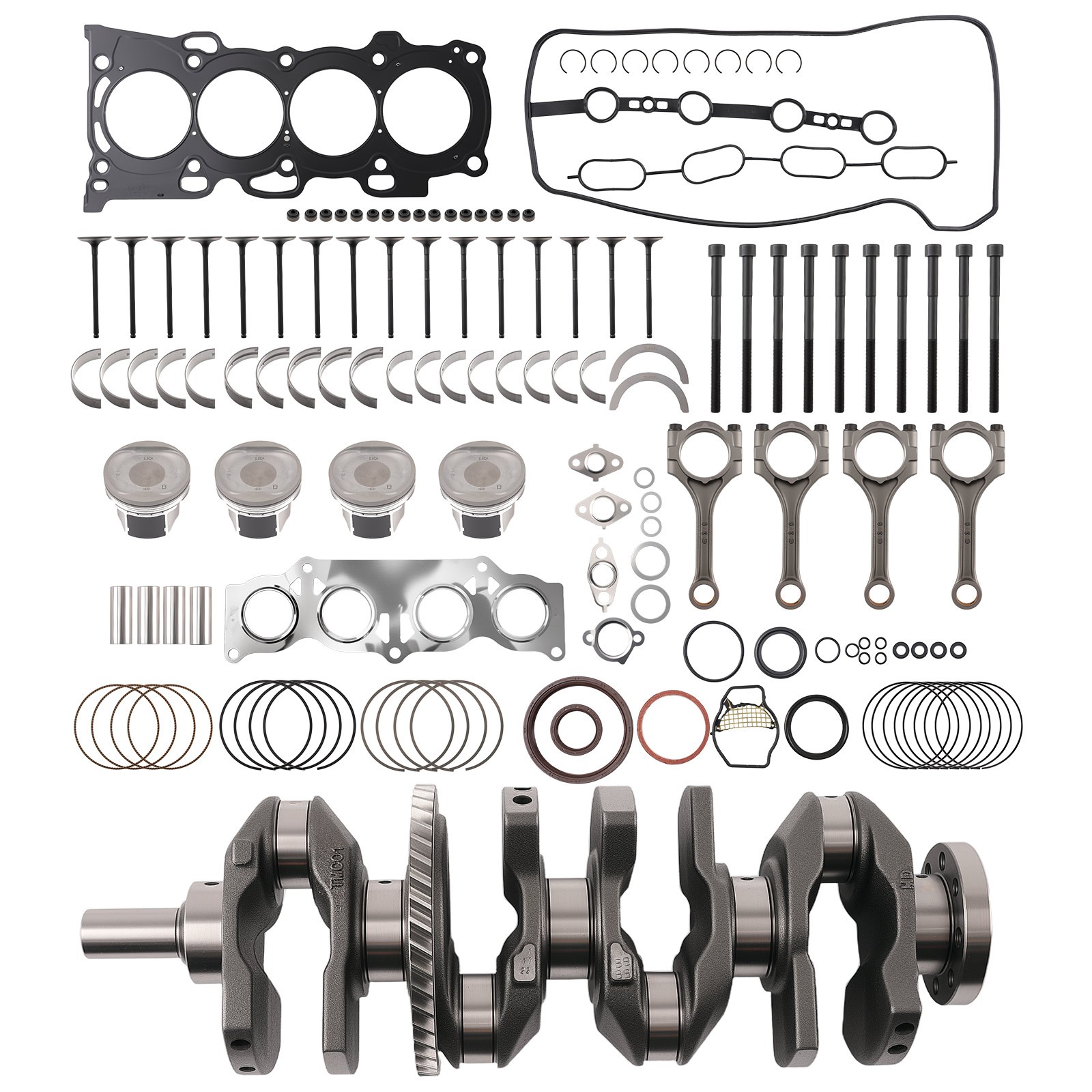 Overhaul Engine Rebuild Kit For Toyota Camry Solara RAV4 Scion tC xB 2.4L 2AZFE