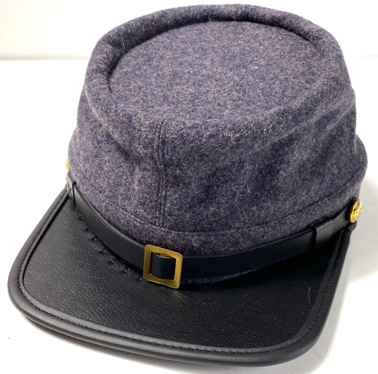 CIVIL WAR CSA CONFEDERATE INFANTRY CADET GRAY WOOL KEPI FORAGE CAP HAT-MEDIUM CIVIL WAR CSA CONFEDERATE INFANTRY CADET GRAY WOOL KEPI FORAGE CAP HAT-MEDIUM
