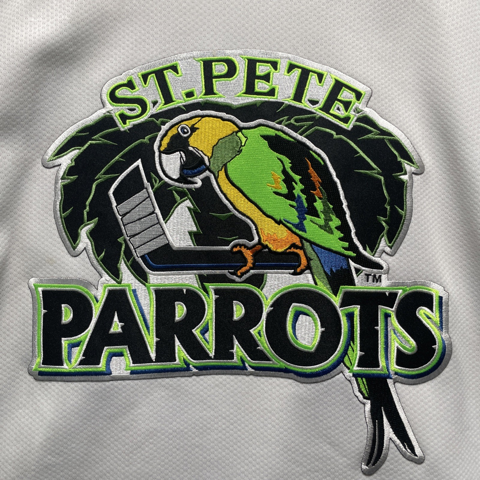 St Pete Parrots Winston Salem ACHL Minor League Hockey Jersey OT Sports Large