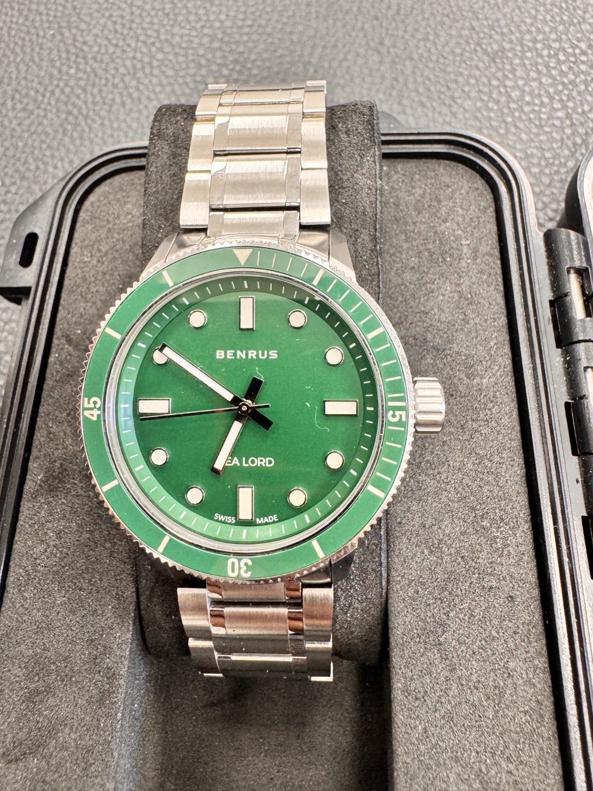 Pre-Owned Benrus Sea Lord Automatic Green