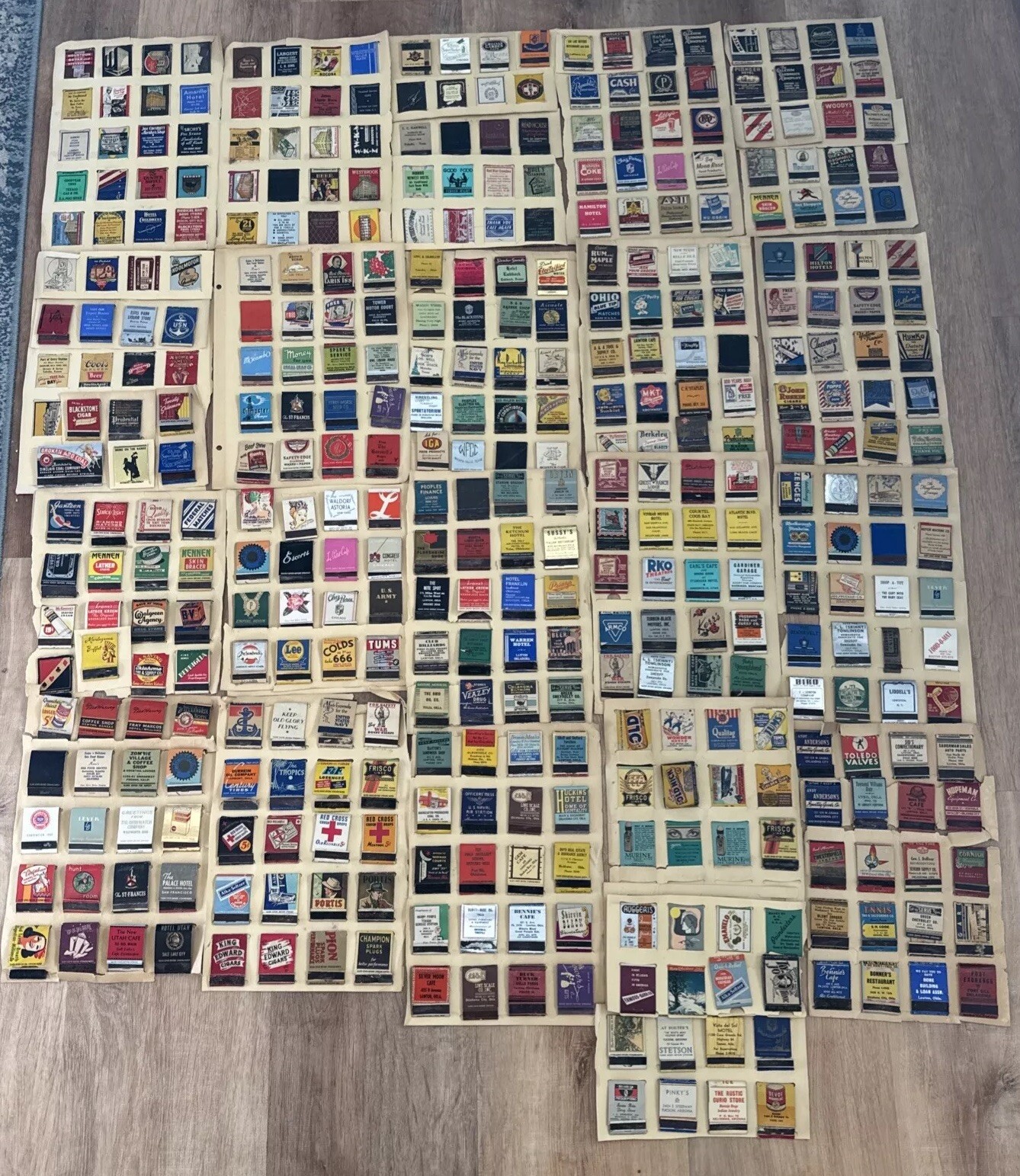 VINTAGE 1930S- 1950S Matchbooks MATCH BOOK COVER COLLECTION LOT 400+