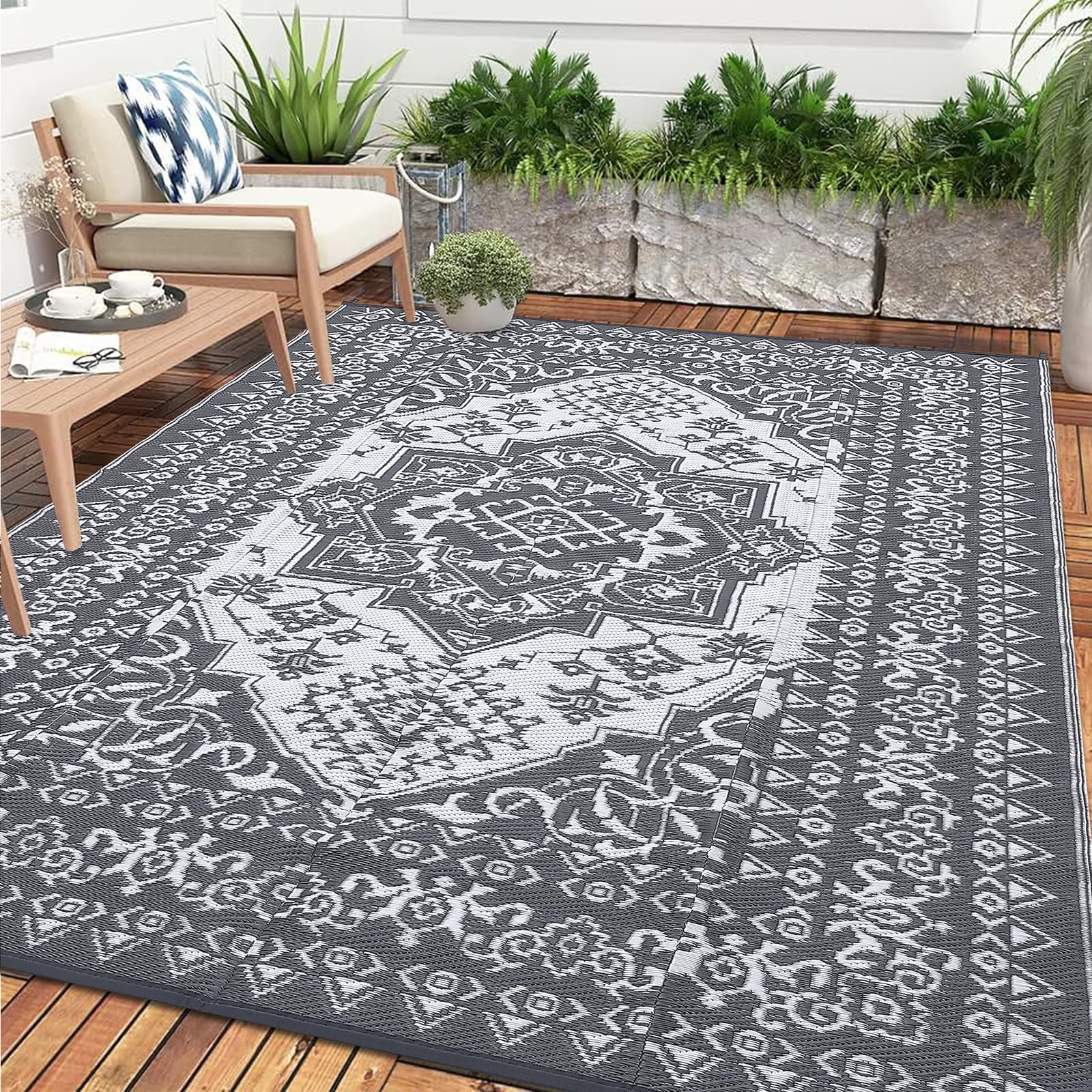 Outdoor Rug 8x10/9x12/9x18/10x14/10x20 FT Reversible Patio Mat,Outside Carpet,RV Outdoor Rug 8x10/9x12/9x18/10x14/10x20 FT Reversible Patio Mat,Outside Carpet,RV