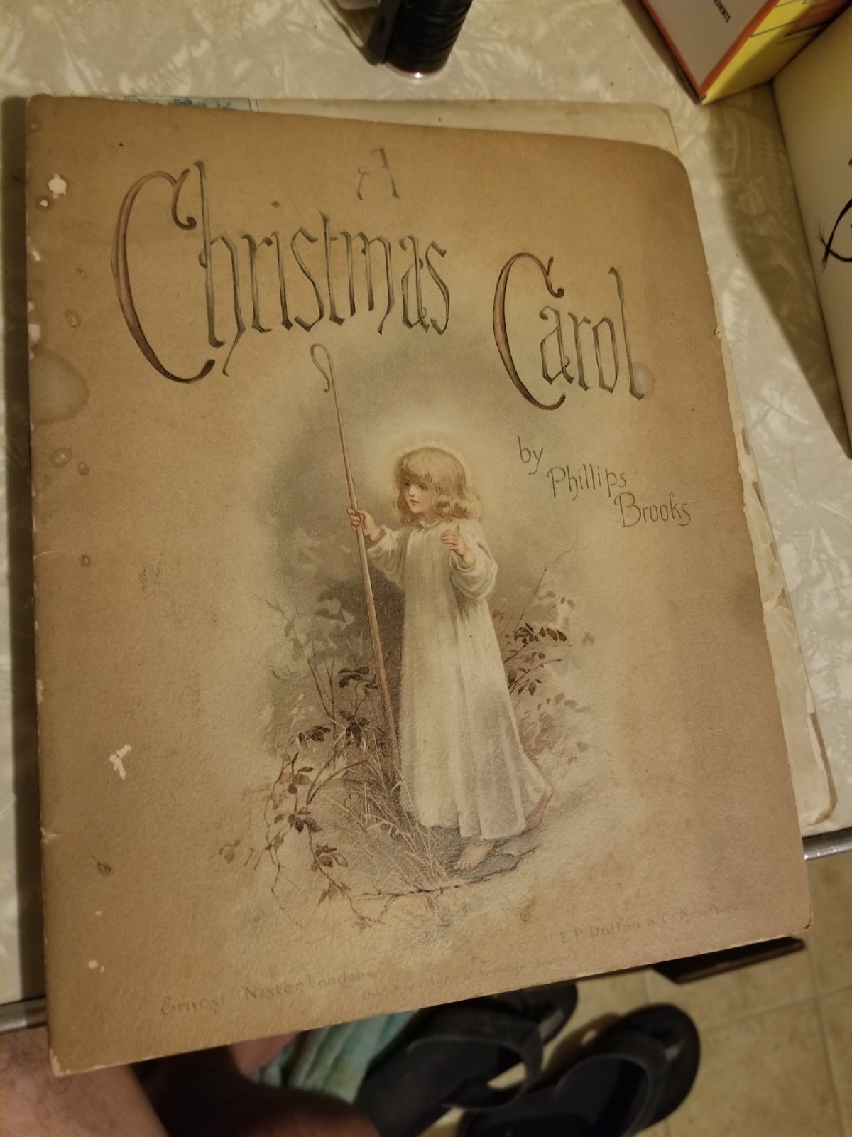 1890 A Christmas Carol Phillips Brooks Softcover