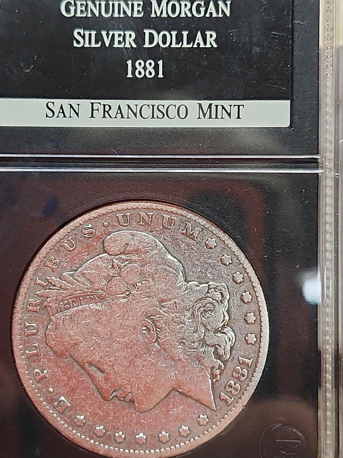 1890 S Morgan Silver Dollar VF Very Fine $1 Coin Collectible