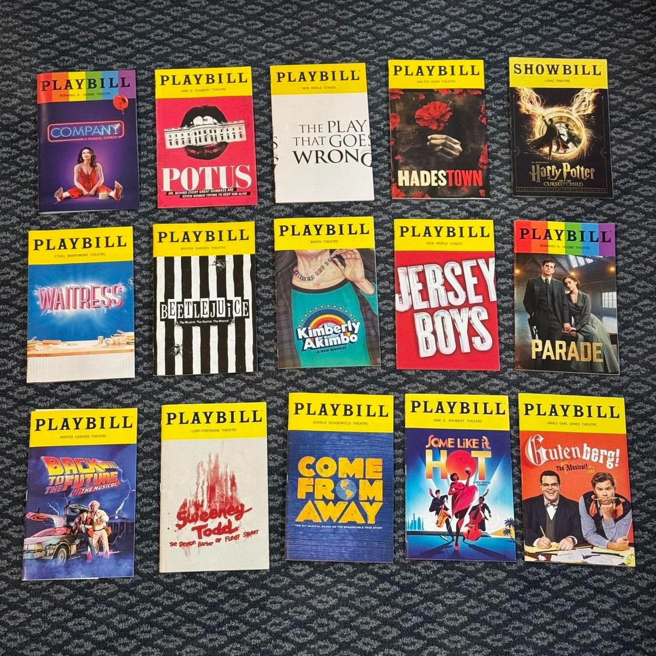Assorted Broadway Playbills