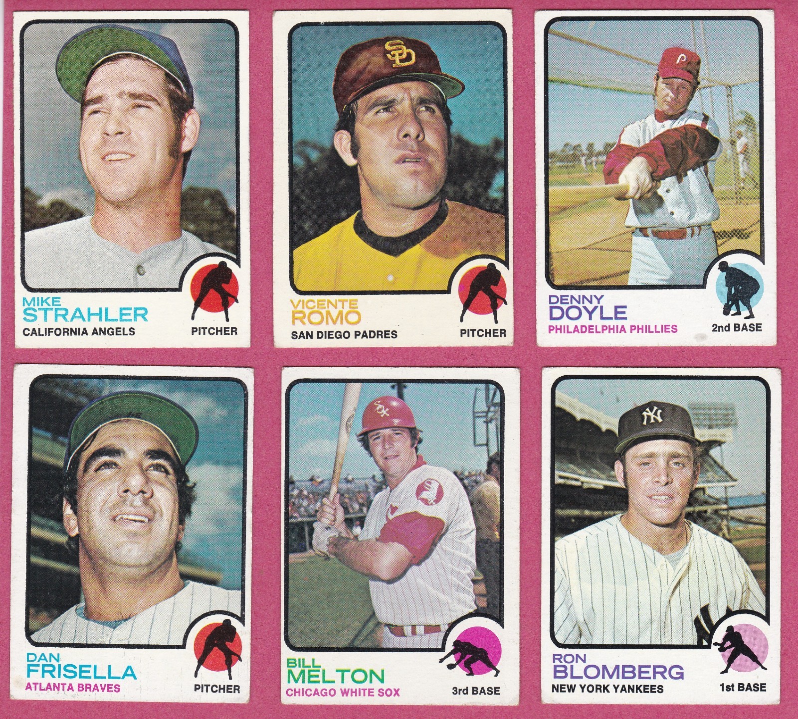 1973 Topps Baseball Cards - #312-651 commons, mostly EX+ to EXMT 1973 Topps Baseball Cards - #312-651 commons, mostly EX+ to EXMT