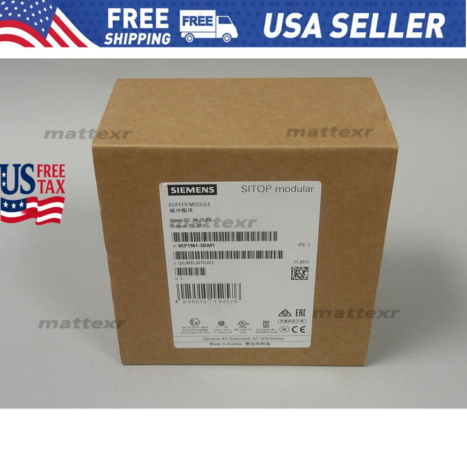 1PC Siemens 6EP1 961-3BA01 6EP1961-3BA01 New In Box Expedited Shipping 1PC Siemens 6EP1 961-3BA01 6EP1961-3BA01 New In Box Expedited Shipping