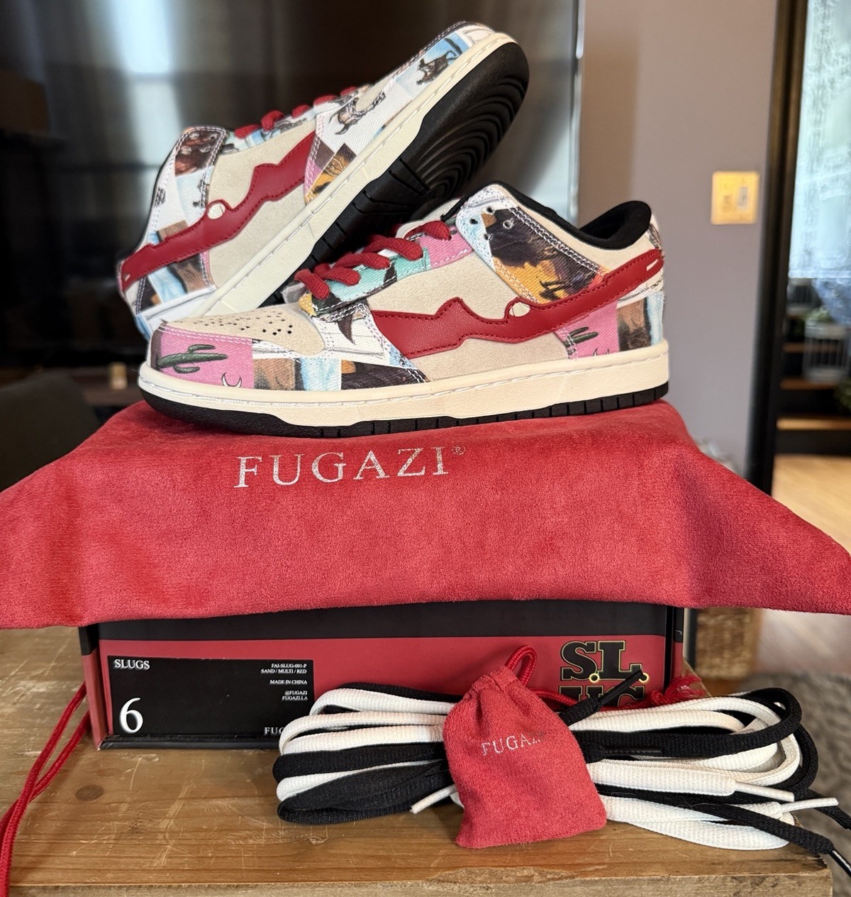 NEW Fugazi Slug “One in the Chamber” Paris US Mens Size 6 SB Dunk